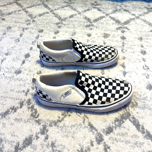 Black and white checkered vans - Picture 2 of 5
